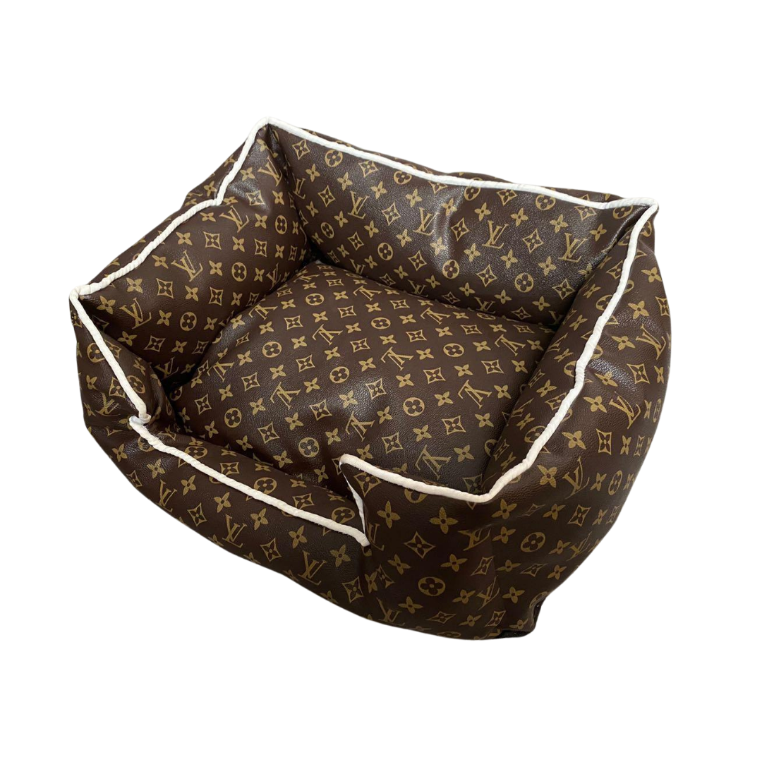 Brown Chewy Vuitton Dog Bed